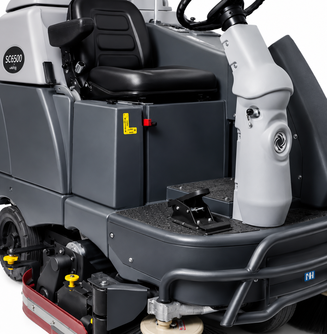 Nilfisk SC6500 48C restregadora industrial hombre a bordo
