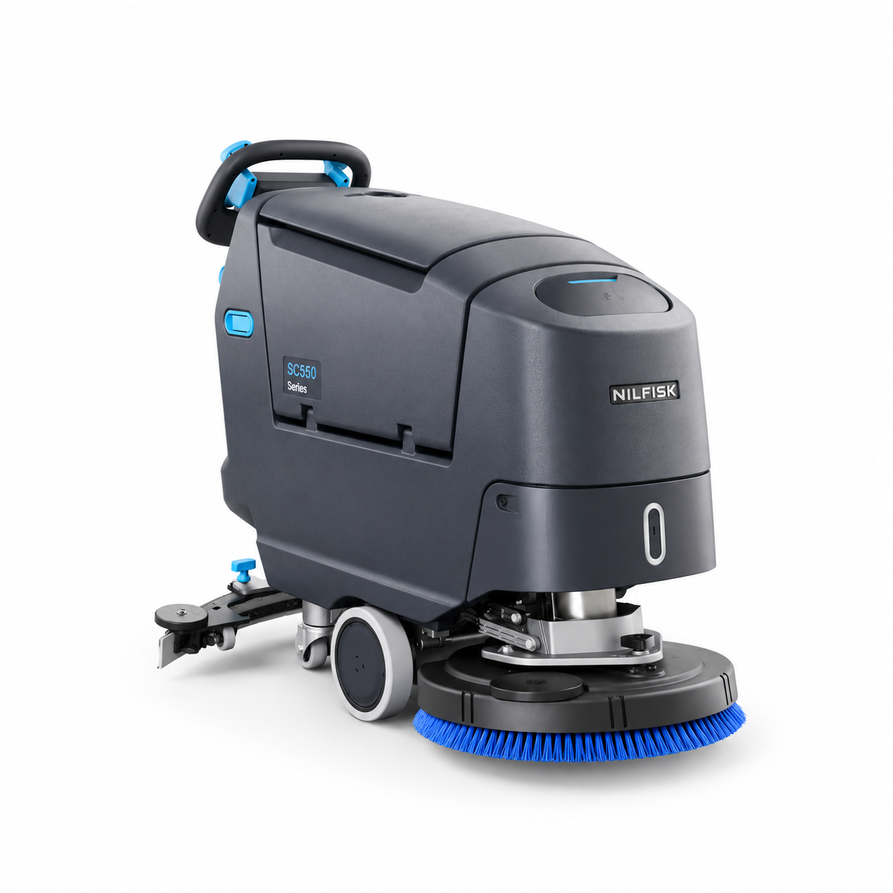 Nilfisk SC550 restregadora hombre caminando profesional