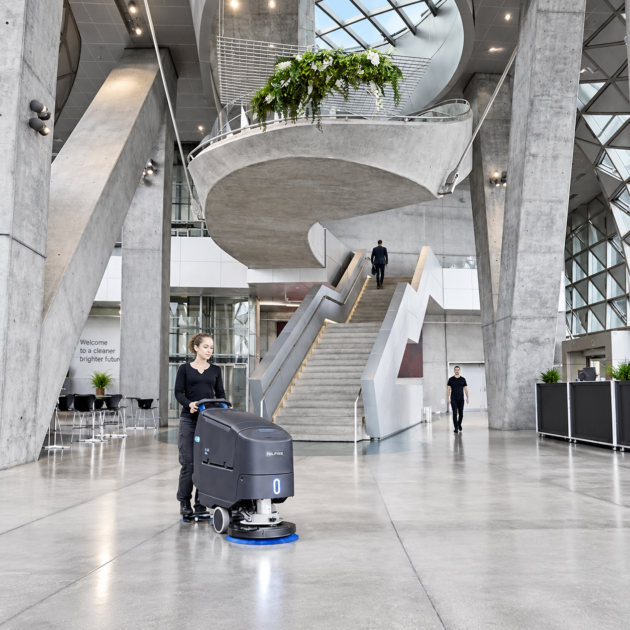 Restregadora hombre caminando Nilfisk SC550 de 24 V Restregadora hombre caminando Nilfisk SC550 de 24 V