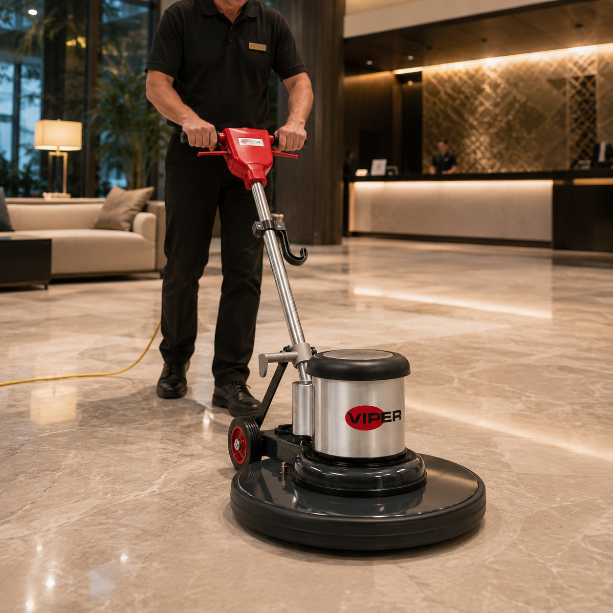 Pulidora industrial Viper Venom 2015 con motor de 1.5 HP