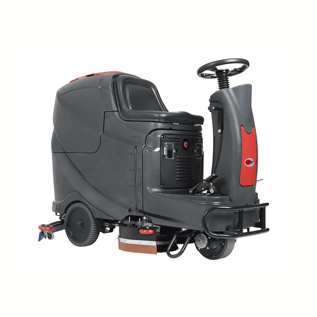 Fregadora industrial VIPER AS850R con operador a bordo