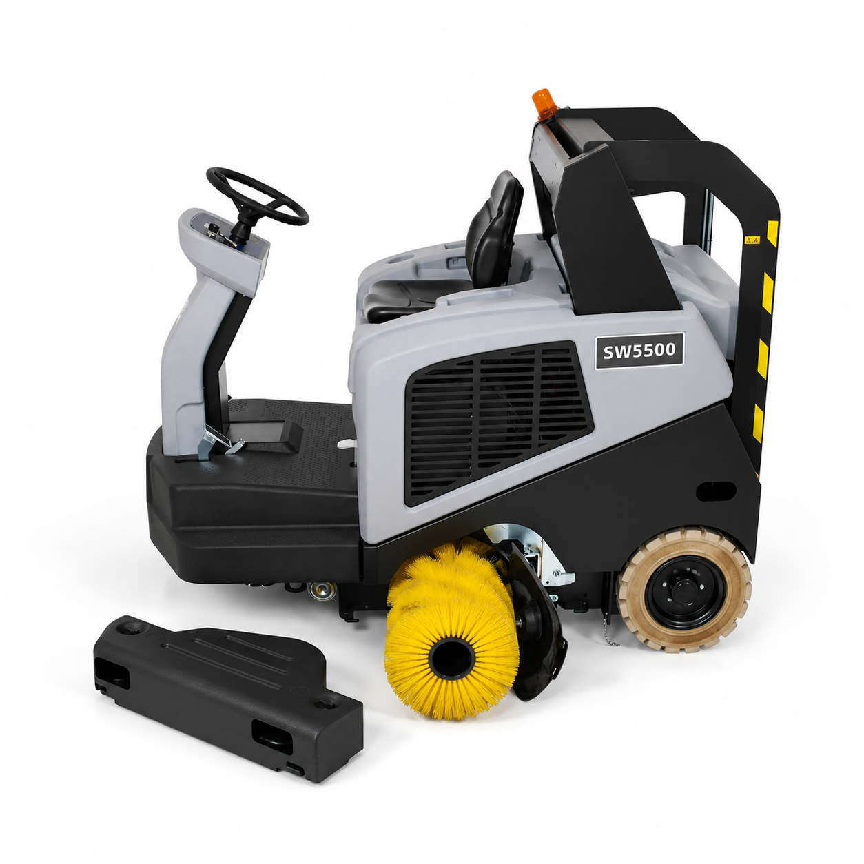 Barredora industrial a batería Nilfisk SW5500 con DustGuard