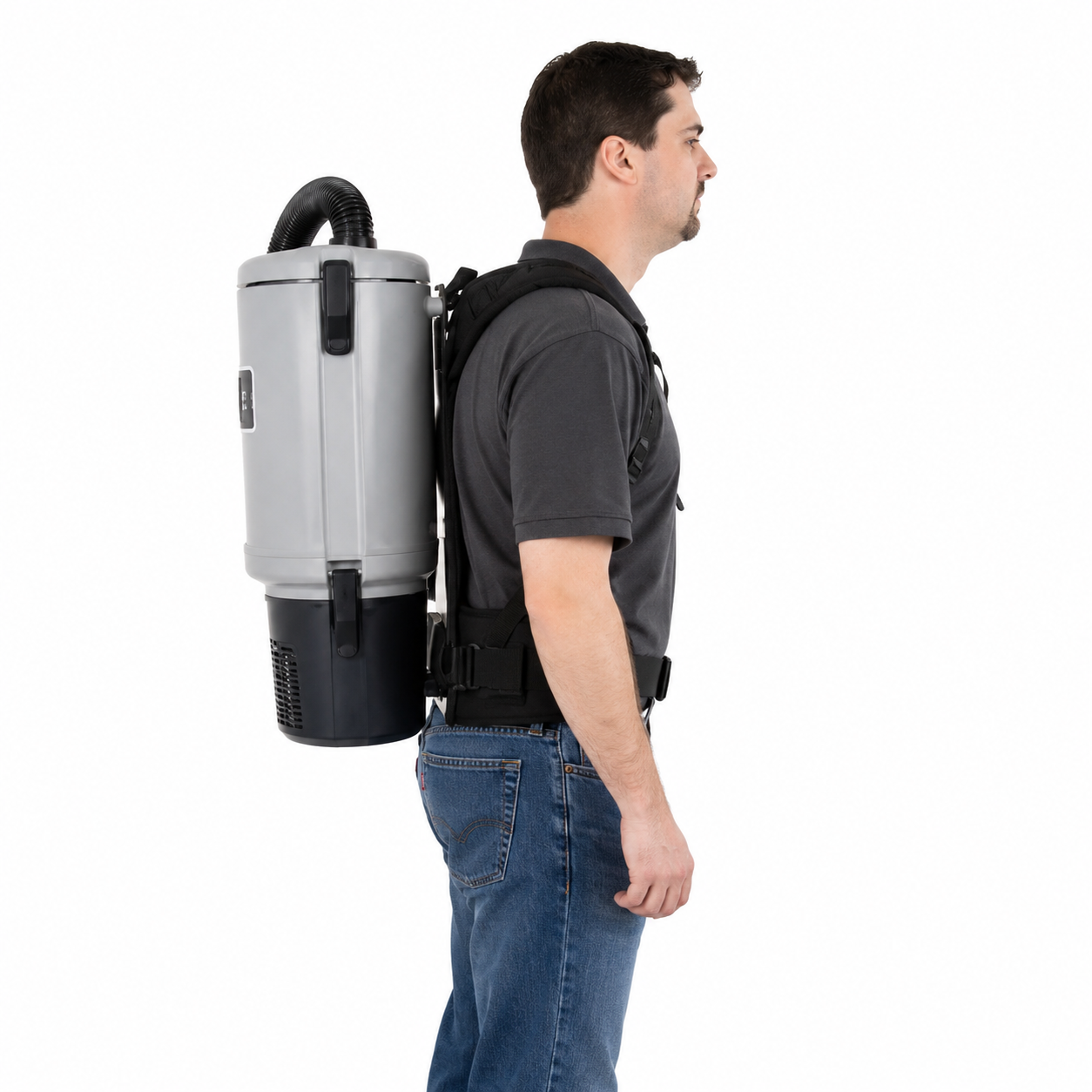 Aspiradora profesional de mochila Nilfisk Adgility 10XP de alto rendimiento