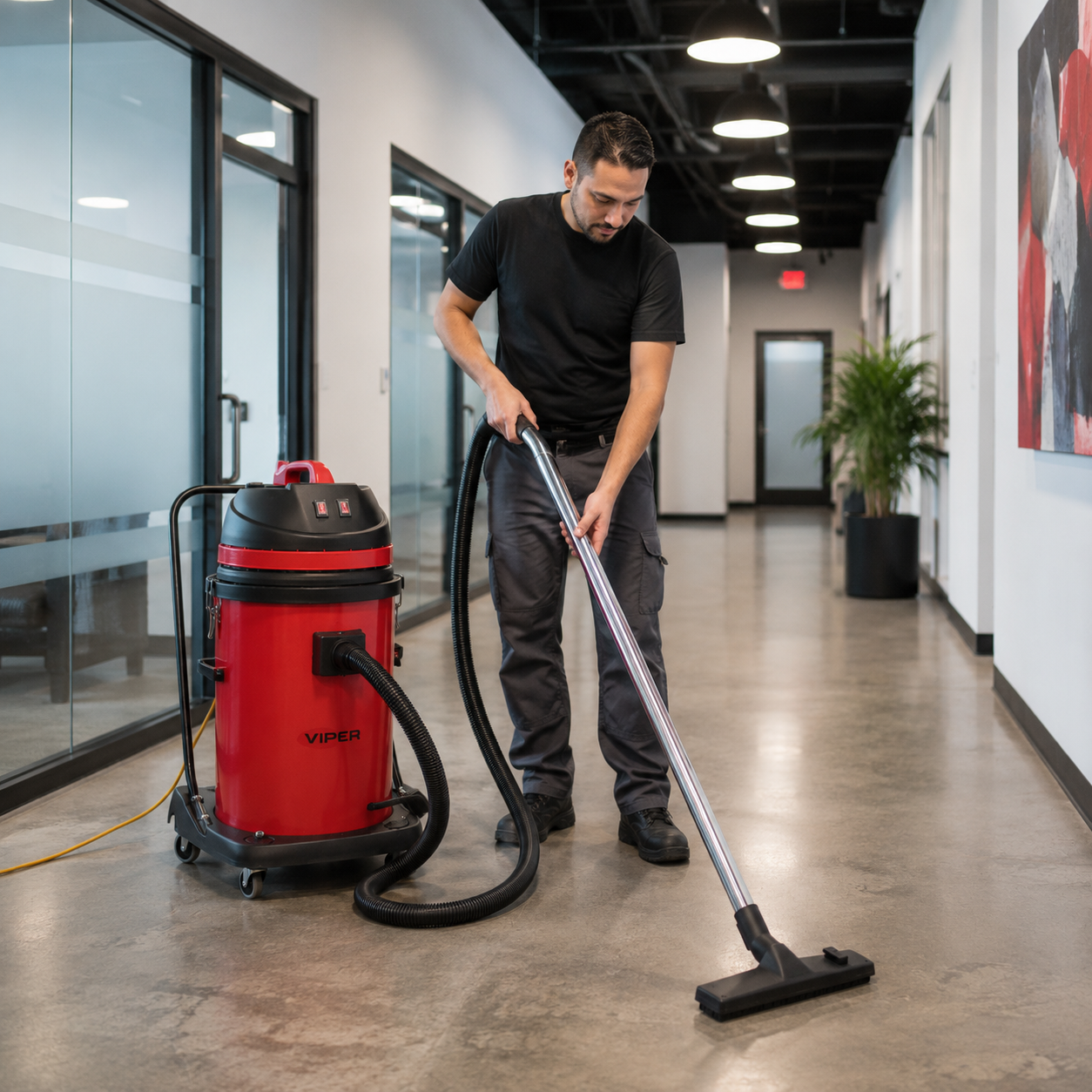 Aspiradora profesional Viper LSU275 de alta capacidad para talleres