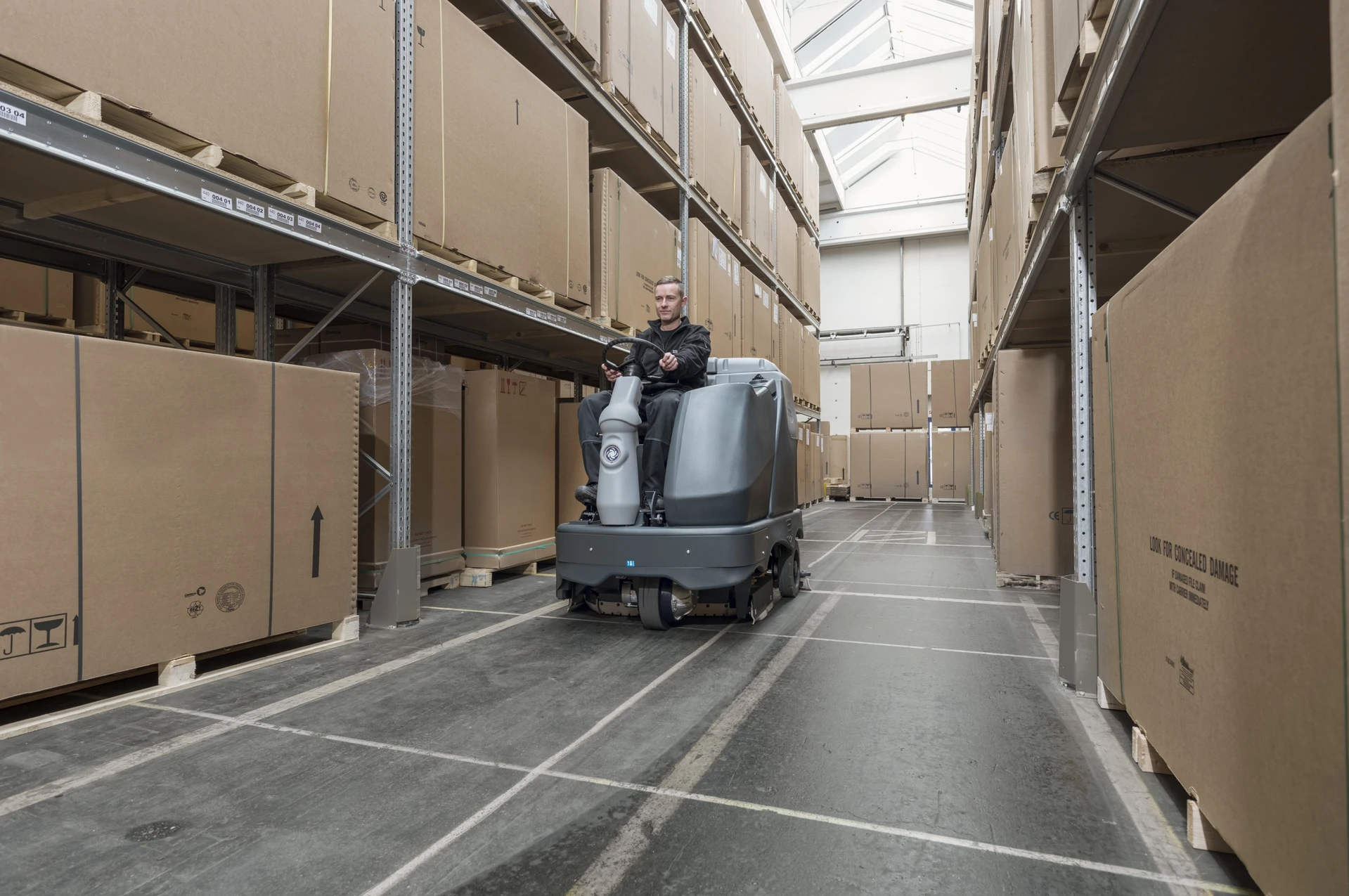 Máquina restregadora Nilfisk SC6500 45D para pisos industriales