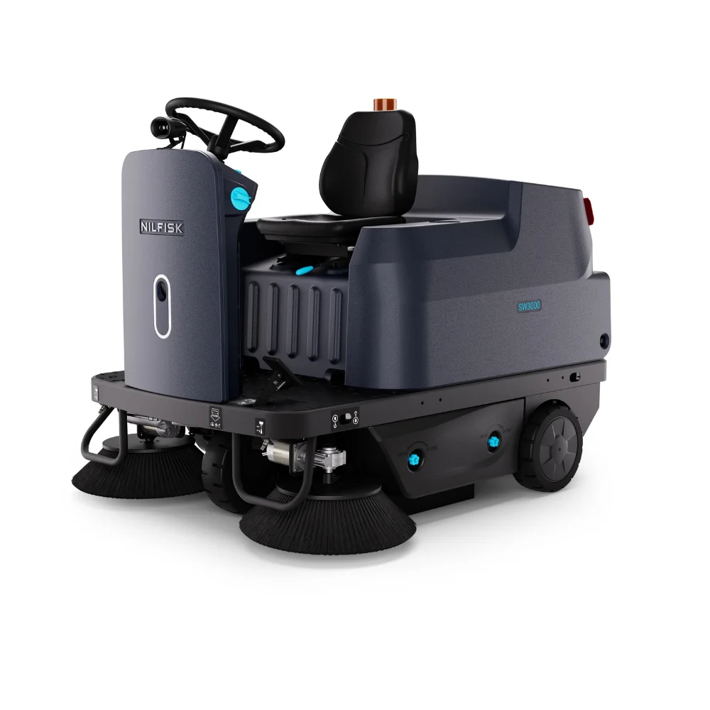 Equipo Nilfisk SW3000 para barrido industrial de grandes superficies