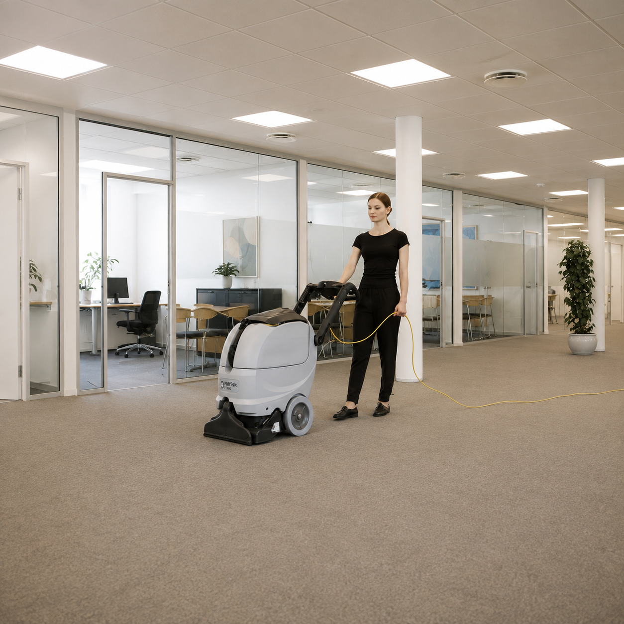 Extractor de alfombras Nilfisk ES300 ST de 16 pulgadas