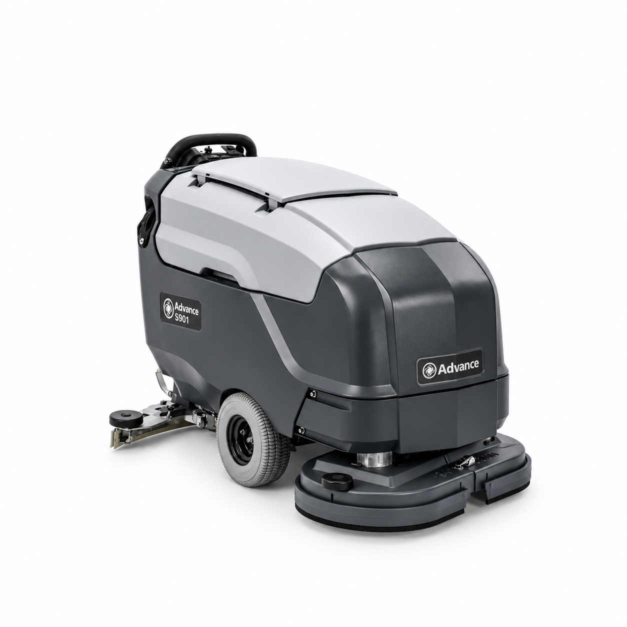Nilfisk SC901 restregadora industrial hombre caminando Nilfisk SC901 restregadora industrial hombre caminando