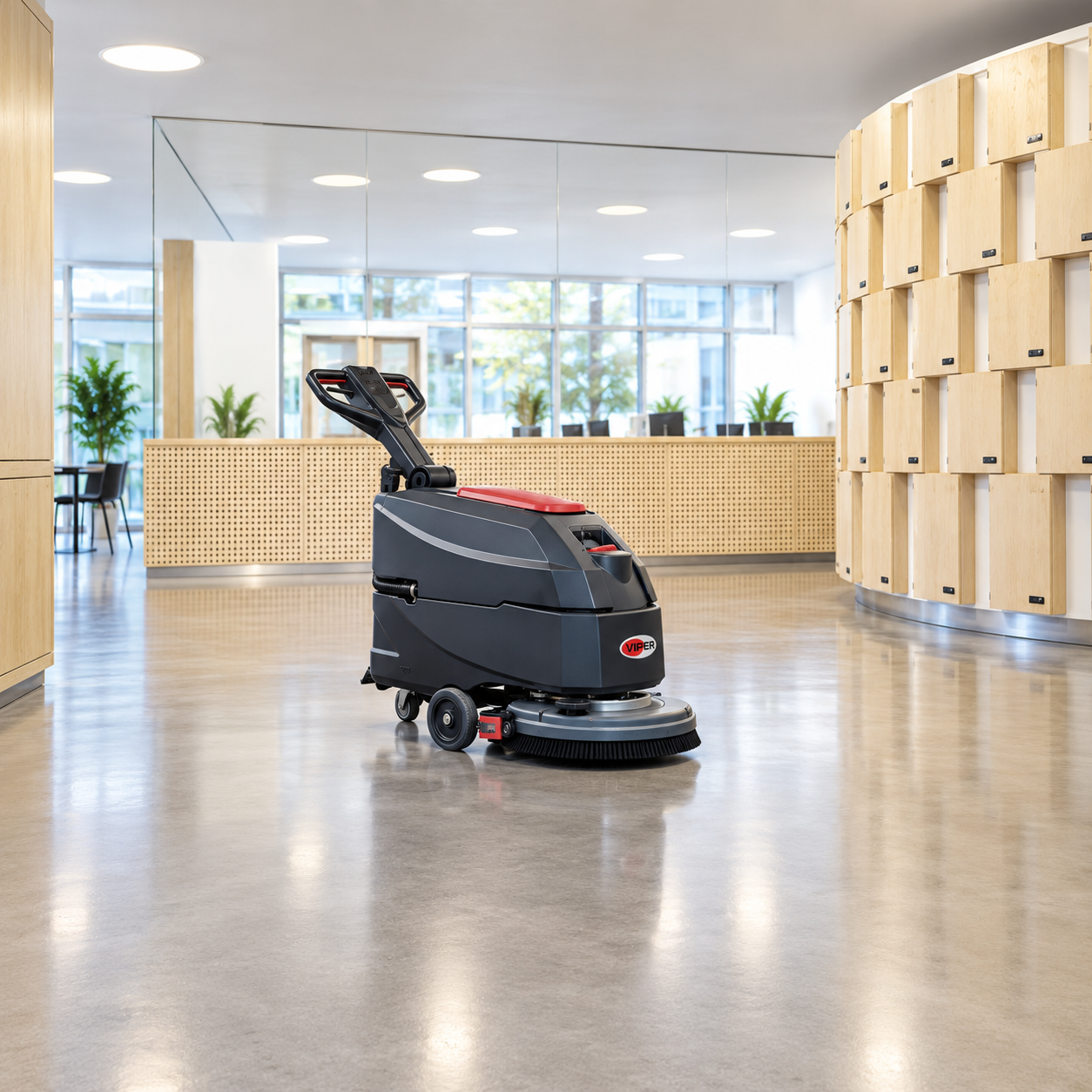 Restregadora hombre caminando Viper AS4325B de 17 pulgadas