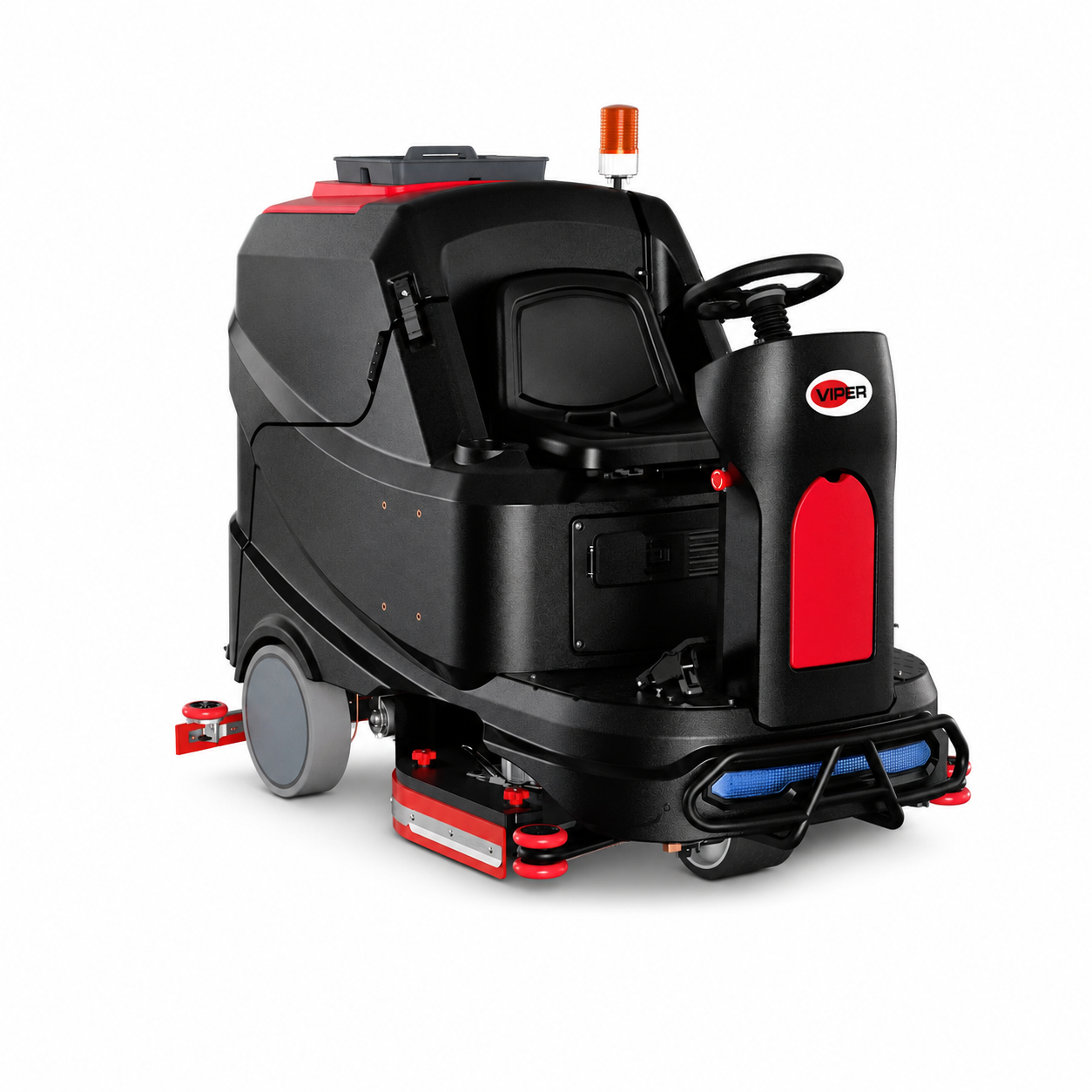 Fregadora industrial VIPER AS1050R con operador a bordo