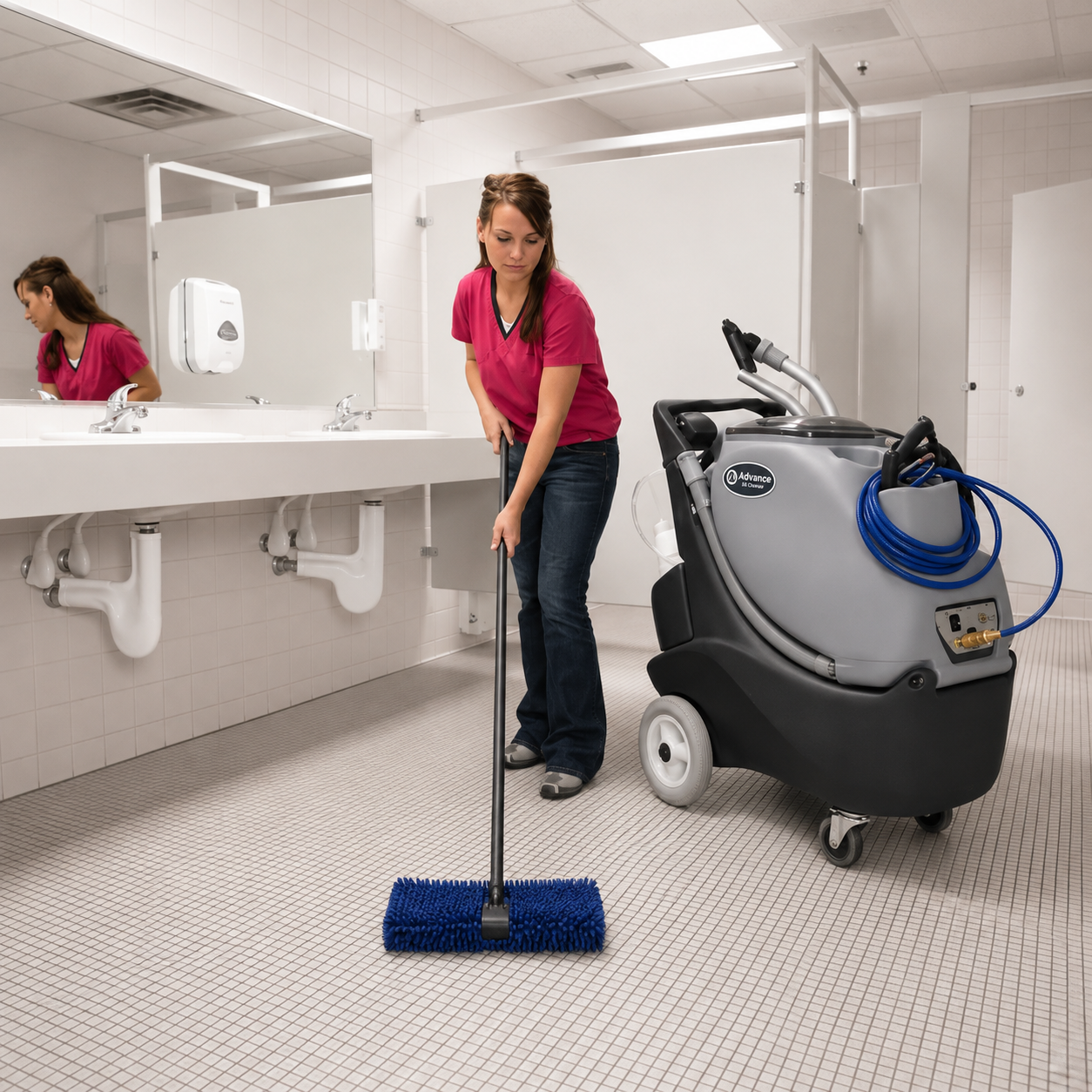 Nilfisk All Cleaner XP para limpieza profesional de baños