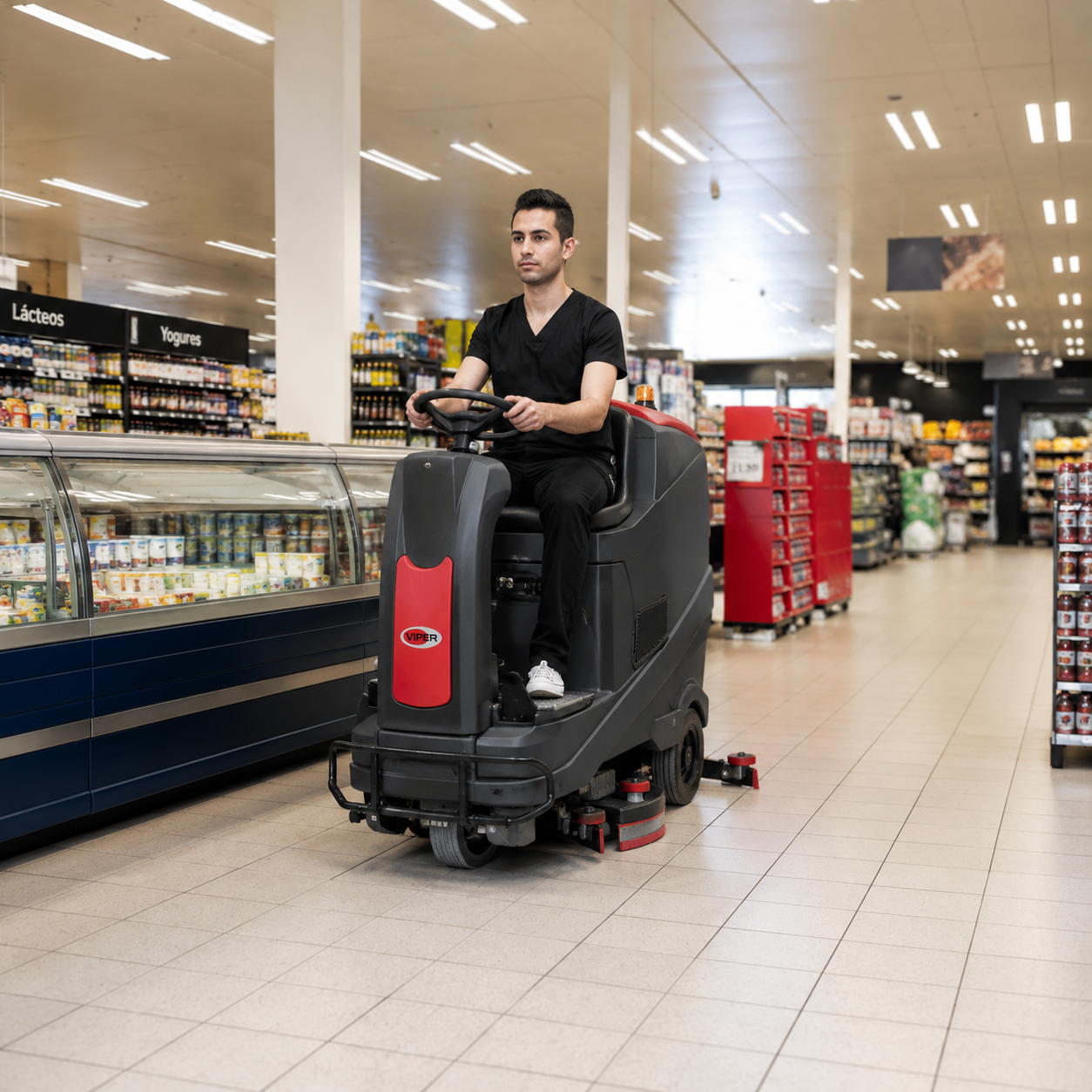 Fregadora VIPER AS850R con depósitos de 120 litros